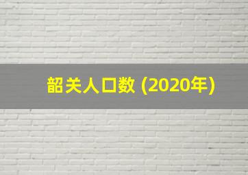 韶关人口数 (2020年)